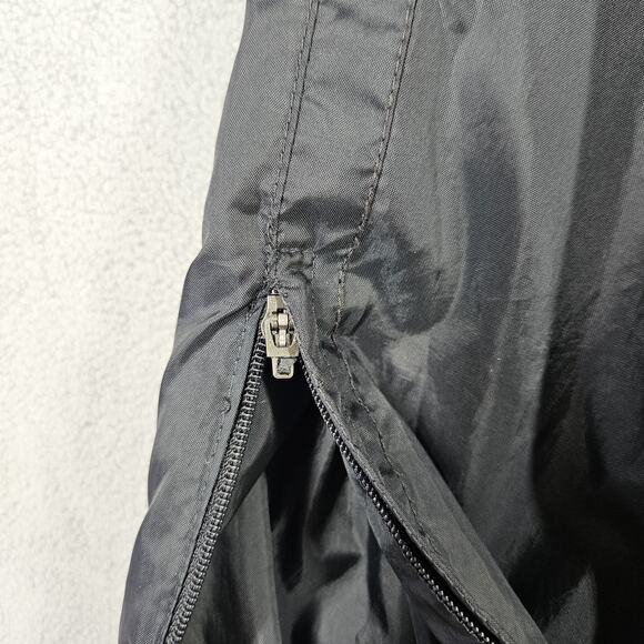 Vintage Nike Track Pants Mens Sz L Windbreaker Lined Black Lightweight Gray Tag - Picture 6 of 15